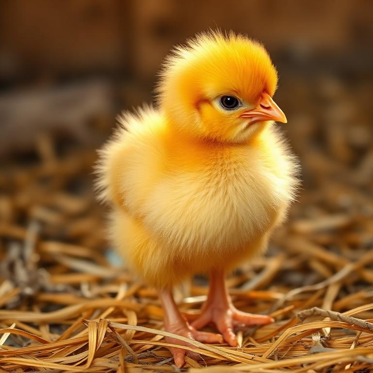Buff Orpington baby chick
